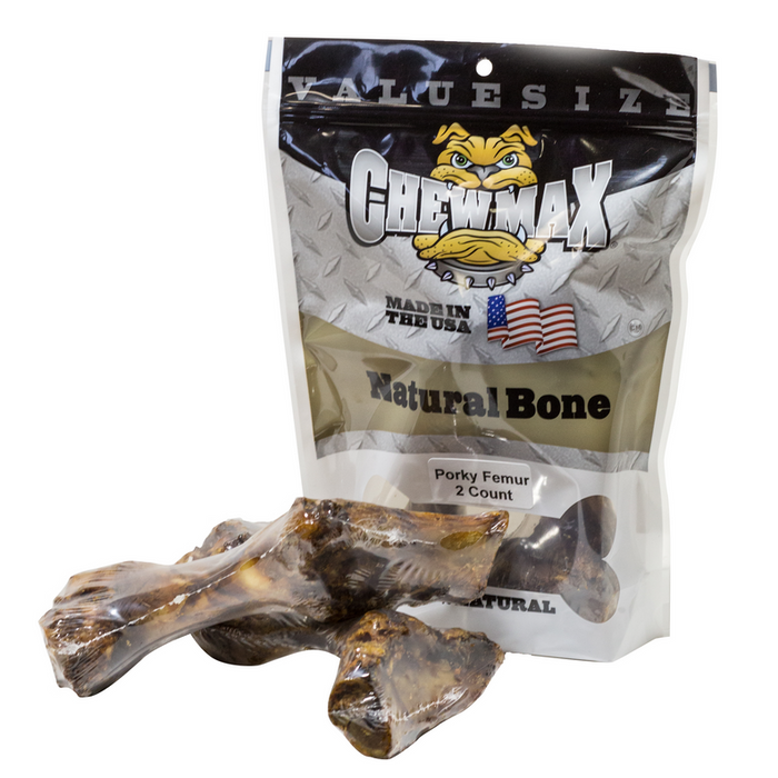ChewMax Natural Porky Femur Dog Bones