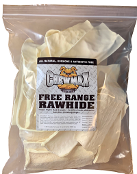 ChewMax 1.5 LB bag Natural Rawhide Dog Chips