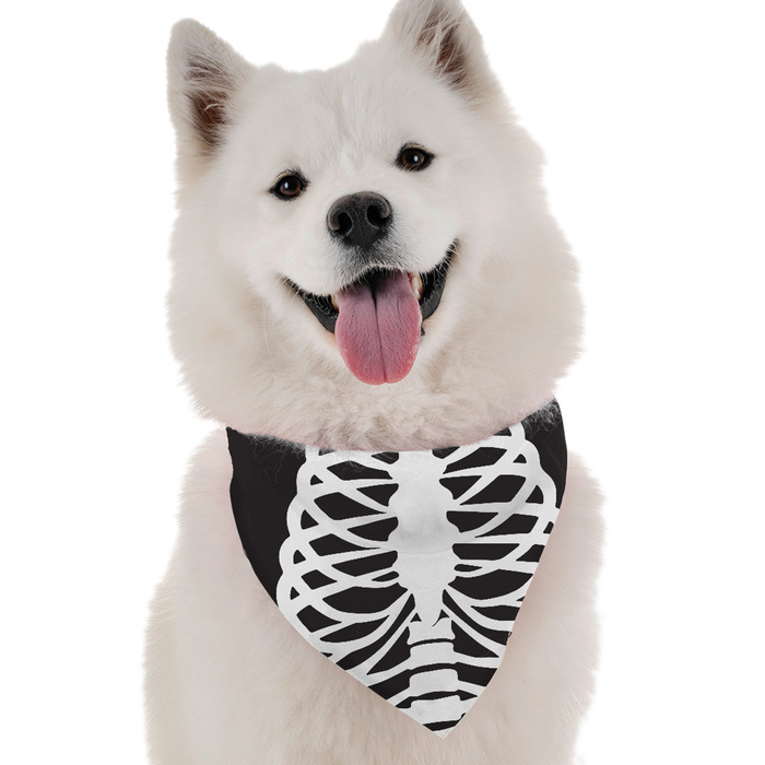 Skeleton Dog Bandana Costume