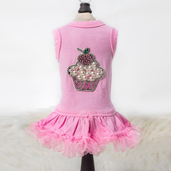 Lil Miss Dog Cupcake Dress