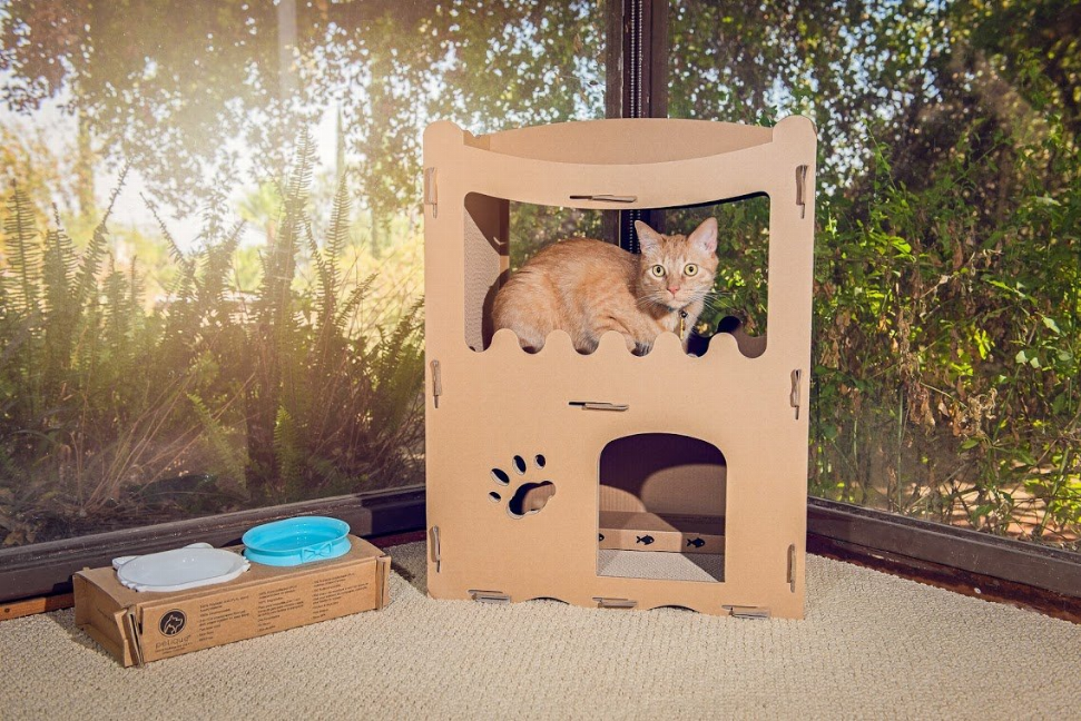 Feline Penthouse Cat House