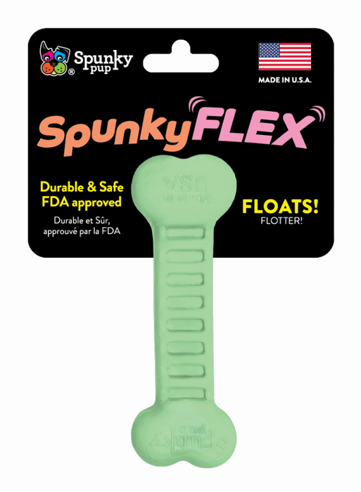 SpunkyFlex Dog Toy Bone - Made In USA