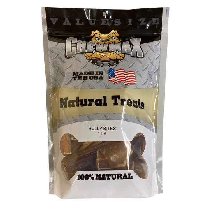 ChewMax Natural Bully Bites Bag Bone Treats