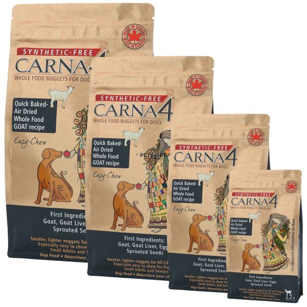 Carna4 Easy chew Goat Formula Dog Food Petature